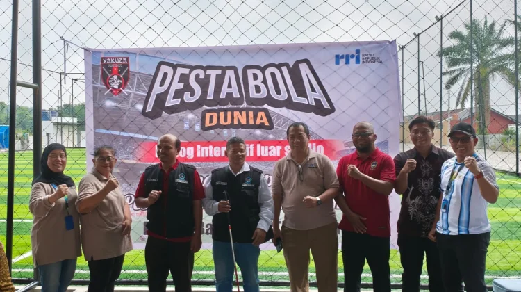 RRI Pekanbaru dan Pertuni Riau Gelar Dengar Bareng Pesta Bola Dunia 2026