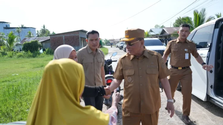 Bupati Bistamam Turun Langsung ke Kampung Nelayan Merah Putih