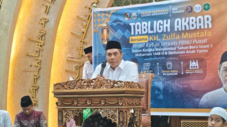 Wakil Ketua PBNU Ajak Umat Perkuat Persatuan di Tabligh Akbar 1 Muharram Pekanbaru