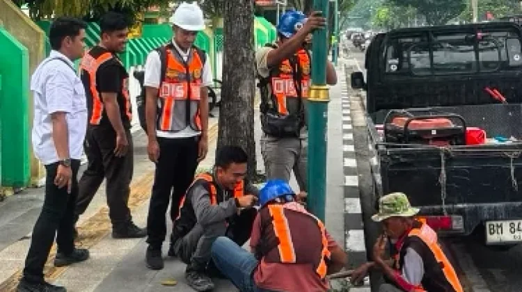 Dishub Pekanbaru Telah Perbaiki Ribuan Titik Penerangan Jalan Sepanjang 2026