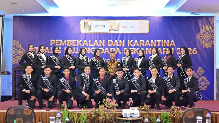 Kemenkum Riau Bekali Finalis Bujang Dara Pekanbaru 2026 dengan Wawasan KI