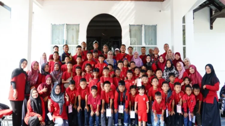 Wakil Bupati Kampar Lepas Keberangkatan Tim Kampar Junior FA U-10, U-11 dan U-12