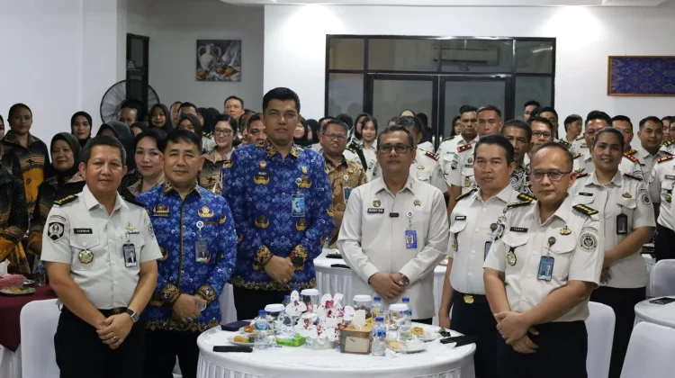 Perkuat Sinergi,Kemenkum Riau Hadiri Acara Kenal Sambut Kakanwil Ditjen PAS Riau