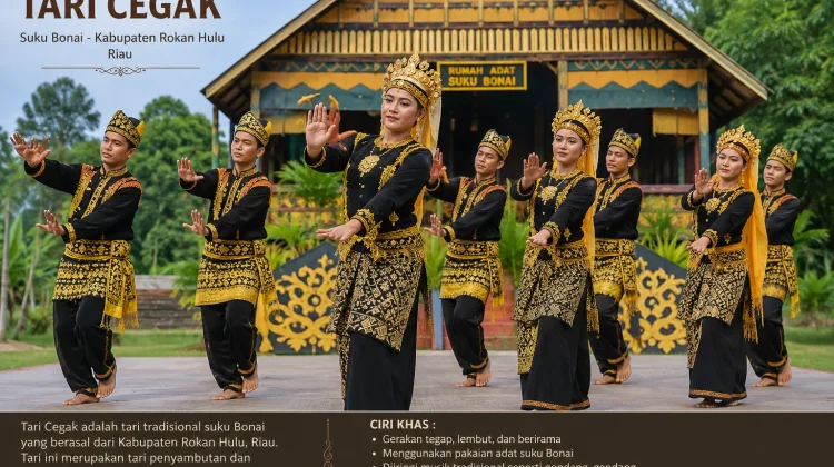Tari Cegak Suku Bonai Warisan Budaya Rokan Hulu yang Terus Lestari di tengah Modern