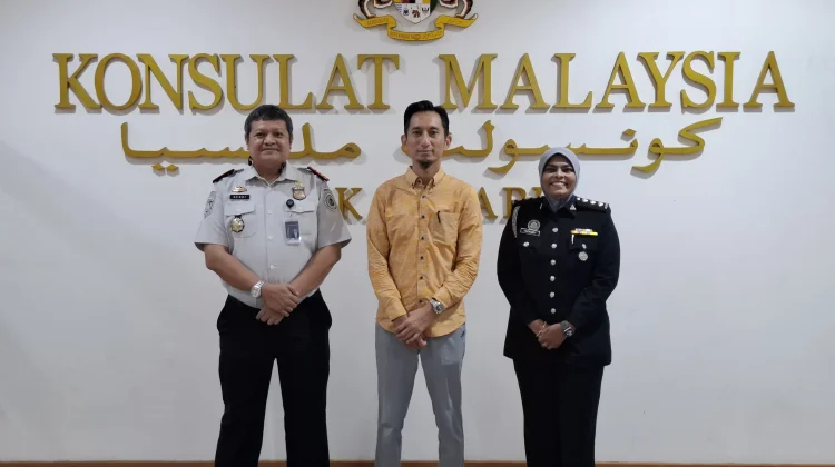 Sambangi Konsulat Malaysia, Imigrasi Selatpanjang Bahas Sejumlah Isu Strategis