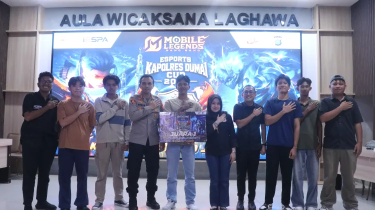 Kapolres Dumai Siapkan Juara Esport ke Ajang Polda Riau