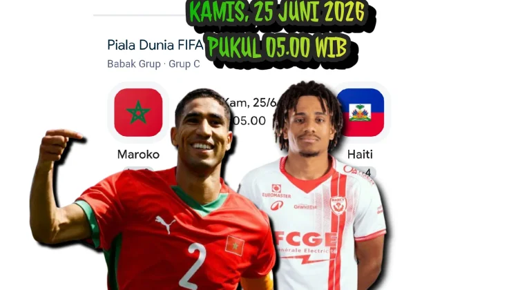 Maroko vs Haiti, Laga Penentuan Grup C, Singa Atlas Selangkah menuju Fase Gugur