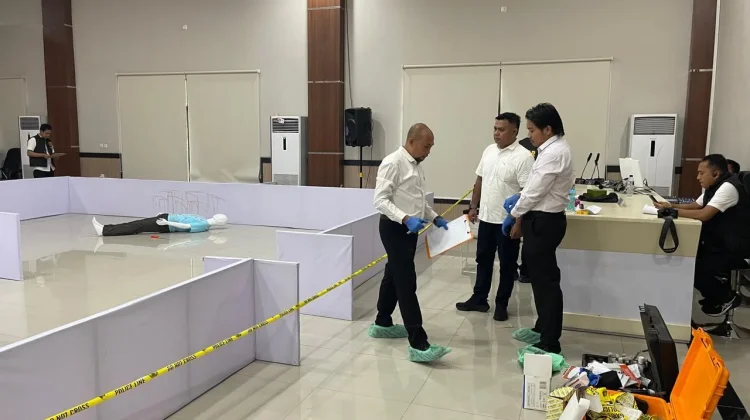 Polda Riau Uji Kemampuan Penyidik dalam Lomba Olah TKP dan Siber