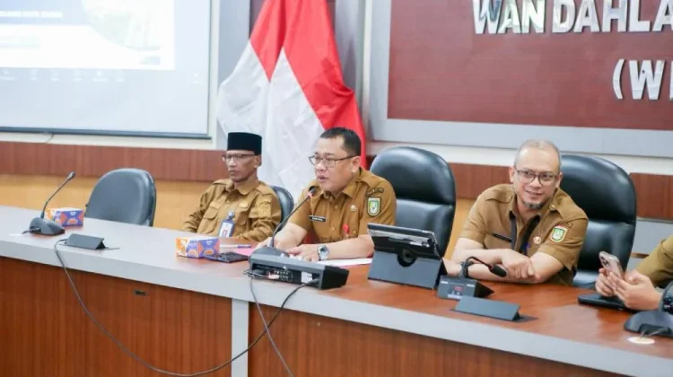 Sekda Fahmi Rizal Pimpin Rakor Teknis Forum Penataan Ruang