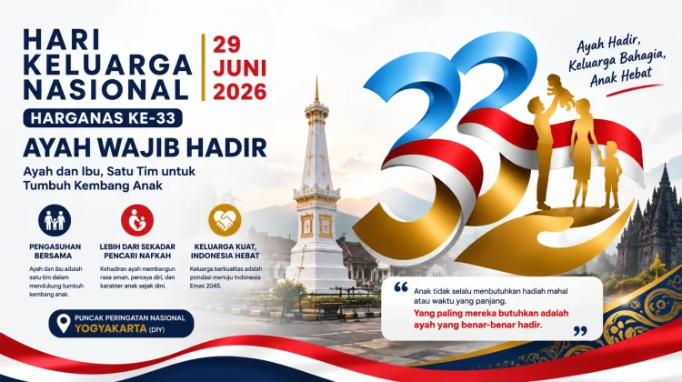 Harganas 2026 Soroti Krisis Fatherless, Ayah Diminta Lebih Terlibat