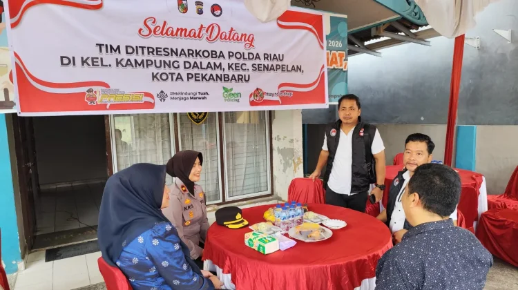 Tim Penilai Kunjungi Kampung Tangguh Anti Narkoba di Kampung Dalam
