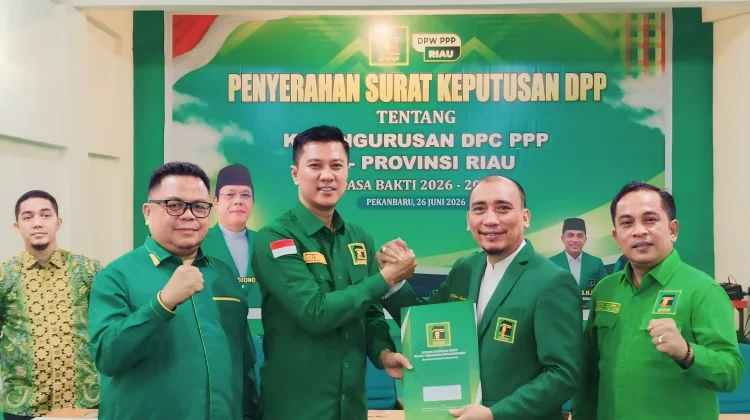 Resmi Terima SK, Noli Siap Nahkodai PPP Meranti