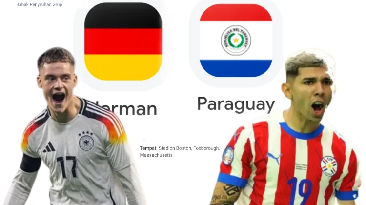 Pertandingan Babak 32 Besar Piala Dunia 2026, Jerman vs Paraguay