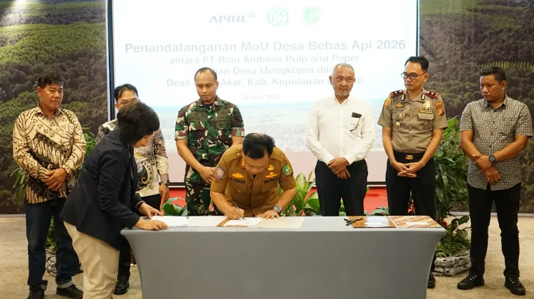 Program Desa Bebas Api, Perkuat Sinergi Cegah Karhutla di Kepulauan Meranti