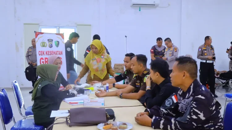 Polres Meranti Gelar Donor Darah Bersama Lintas Instansi
