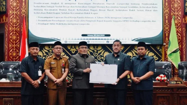 Sah, Dumai Mekar Jadi 42 Kelurahan