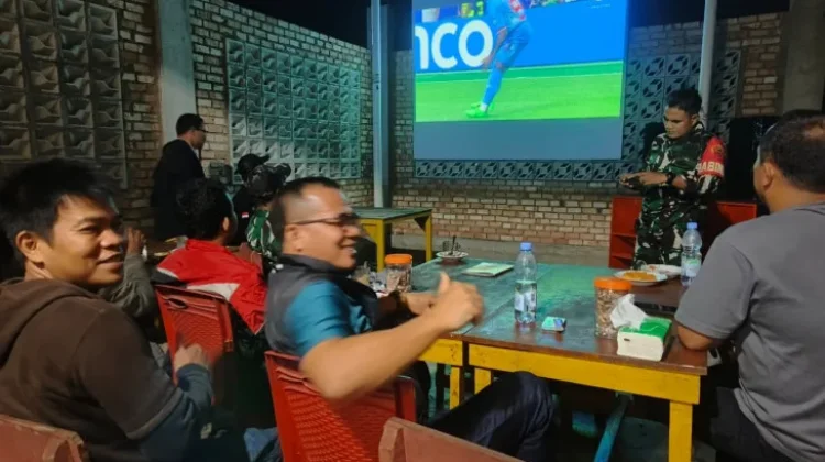 Nobar Piala Dunia Hidupkan UMKM Salo, Kampar