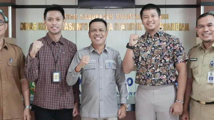 Perkuat Sinergi, Diskominfoss Kuansing Terima Kunjungan KP2KP Kuansing