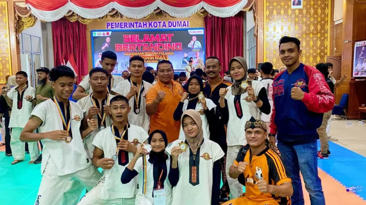 Tarung Derajat Pekanbaru Raih Empat Emas di Kejurda Pelajar Riau