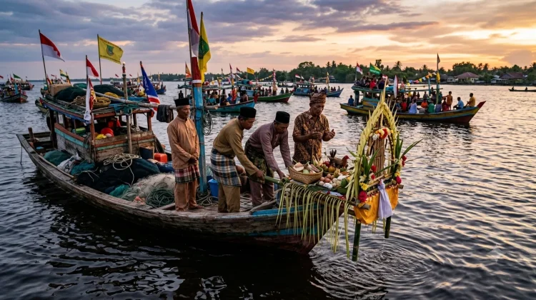 Menyemah Laut Warisan Adat Nelayan Rokan Hilir yang Menjaga Harmoni dengan Alam