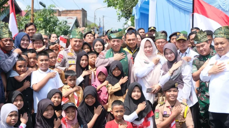 Kapolri Resmikan 80 Jembatan Merah Putih Presisi di Riau, Total Capai 110 Unit