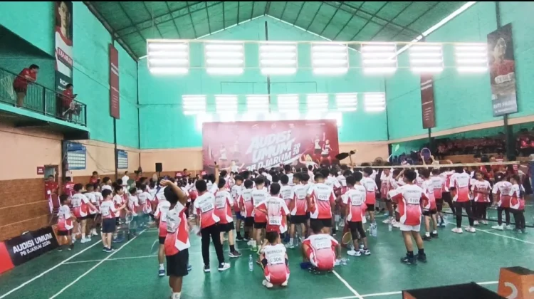 Ratusan Atlet Muda Bulutangkis Bersaing Dapatkan Beasiswa PB Djarum di Pekanbaru