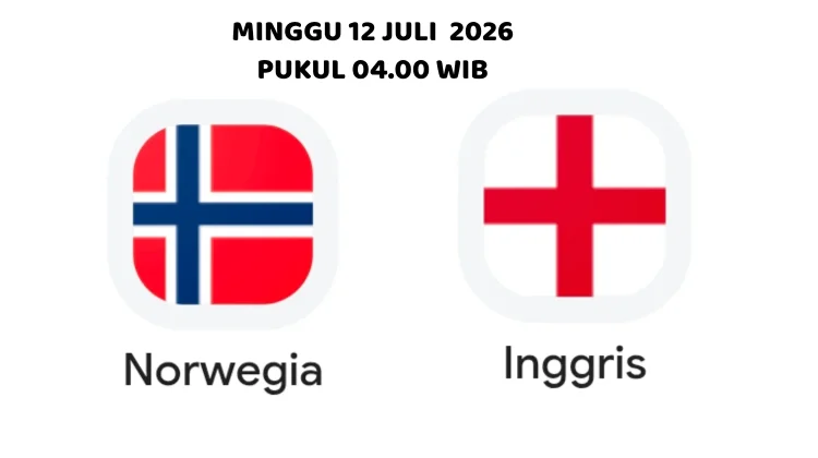 Duel Sengit Norwegia Kontra Inggris di Perempat Final