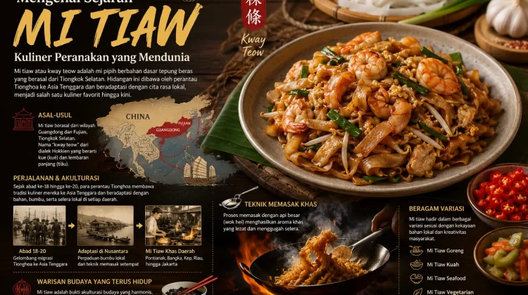 Mengenal Sejarah Mi Tiaw, Kuliner Peranakan yang Mendunia