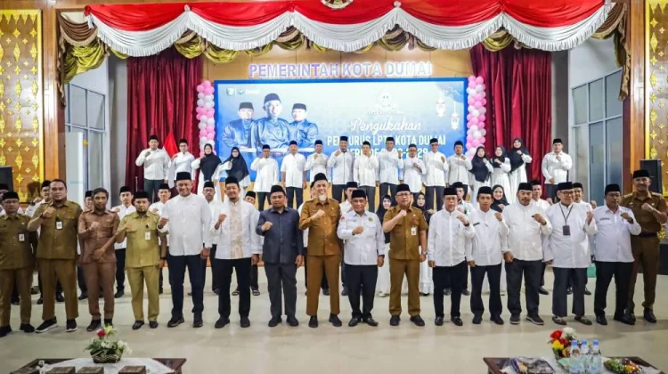 Wali Kota Kukuhkan Pengurus LPTQ Dumai 2026–2029