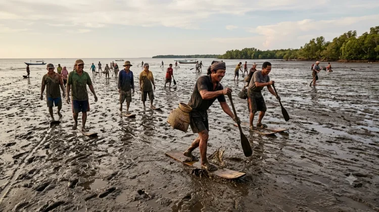 Tradisi Manongkah Warisan Budaya Suku Duano Tetap Bertahan di Pesisir Indragiri