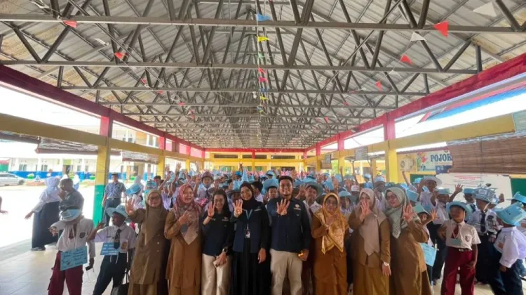Diskominfotiksan Dumai Edukasi Siswa Baru SMPN 4