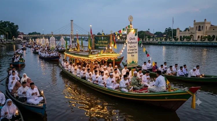Ghatib Beghanyut Tradisi Zikir di Sungai Siak Menjadi Warisan Budaya Melayu Riau