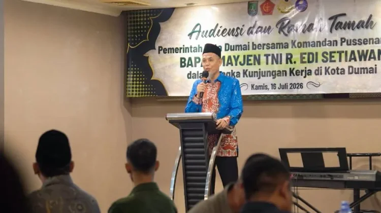 Wali Kota Dumai Sambut Kunjungan Kerja Komandan Pussenarhanud