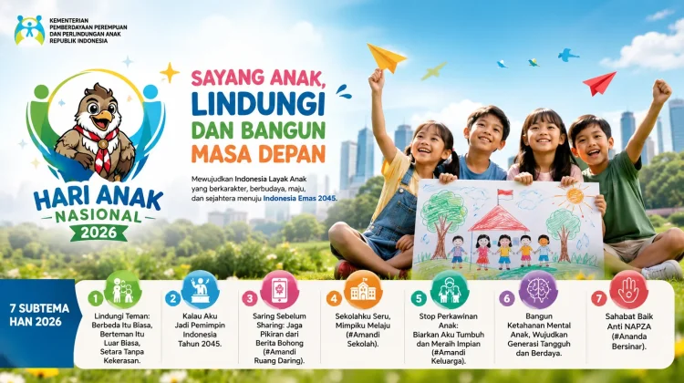 Hari Anak Nasional 2026, Saatnya Sayangi dan Lindungi Anak