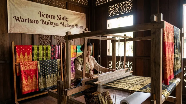 Tenun Siak Warisan Budaya Melayu yang Terus Dijaga dari Generasi ke Generasi