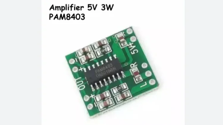 Modul PAM8403 untuk Speaker Aktif Mini Dengan Hasil Audio Berkualitas