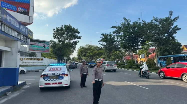 Ditlantas Polda Riau Tingkatkan Patroli Akhir Pekan di Pekanbaru