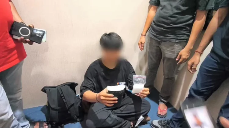 Sabu 2,2 Kg Disembunyikan di Selangkangan, Kurir Ditangkap
