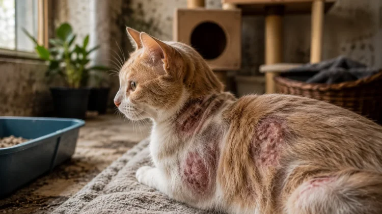 Faktor Lingkungan yang Menyebabkan Jamur pada Kucing