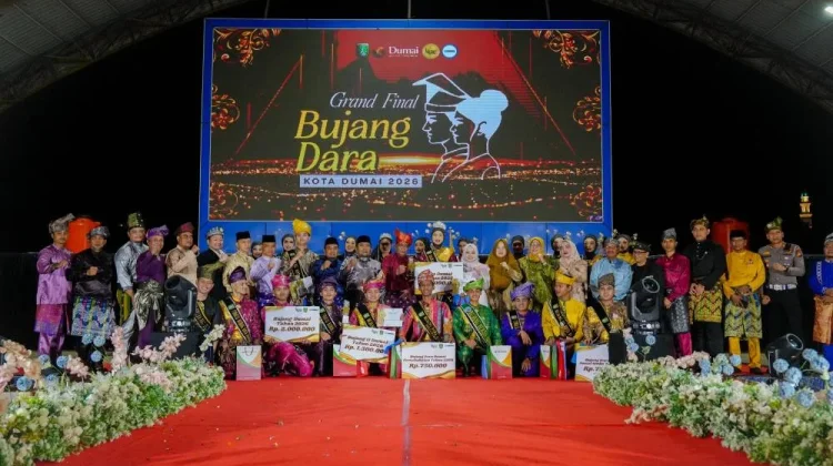 Malam Puncak Grand Final Bujang Dara Dumai 2026 Pukau Ratusan Warga di Gelanggang