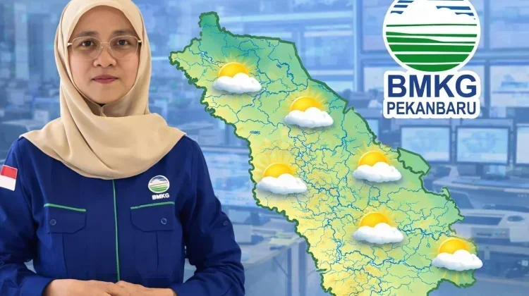 BMKG Imbau Waspada Hujan Lebat di Sejumlah Wilayah Riau Malam Ini
