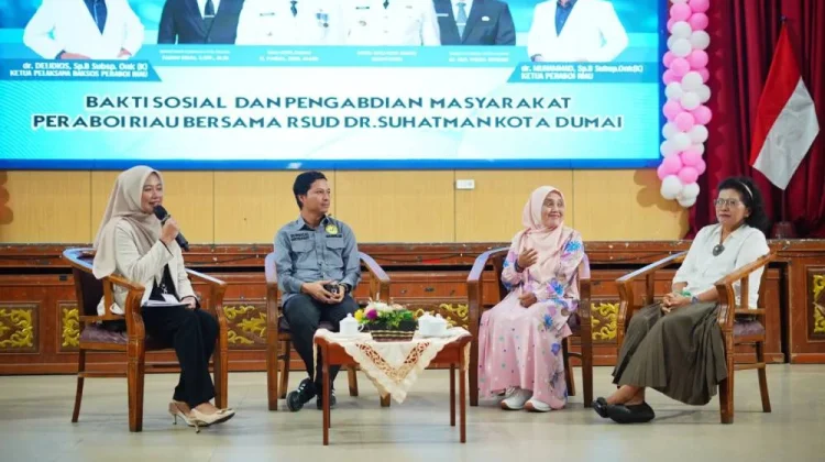RSUD Dumai dan PERABOI Riau Kolaborasi Gelar Bakti Sosial