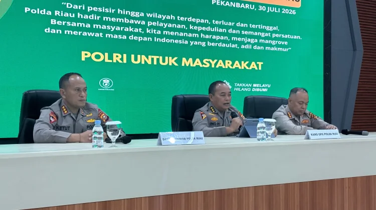 Polda Riau Mulai Ekspedisi Merah Putih Presisi 2026 di Perbatasan