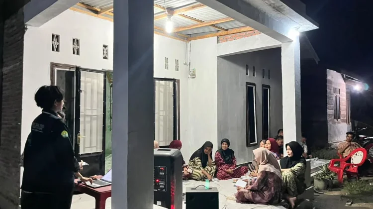 Kukerta UNRI Desa Teluk Piyai Pesisir Sosialisasikan Agroforestry Pesisir