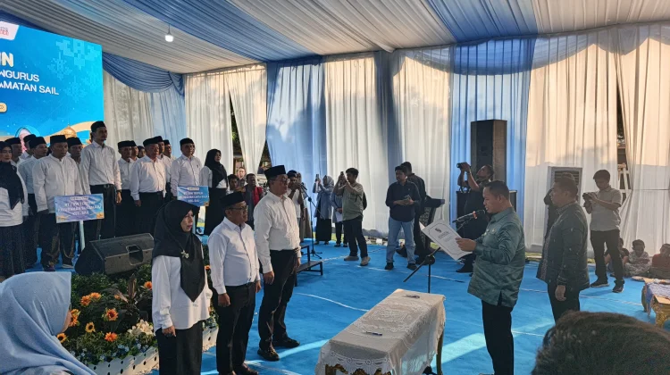 Sebanyak 45 Ketua RT/RW se-Kecamatan Sail Dilantik