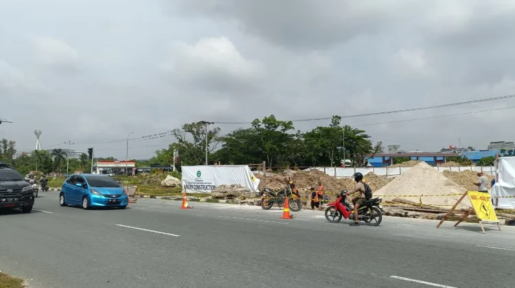PUPR Pekanbaru Kebut Pembangunan Simpang Arifin Ahmad–Sudirman