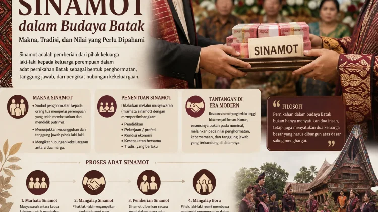 Sinamot dalam Budaya Batak: Makna, Tradisi, dan Nilai yang Perlu Dipahami