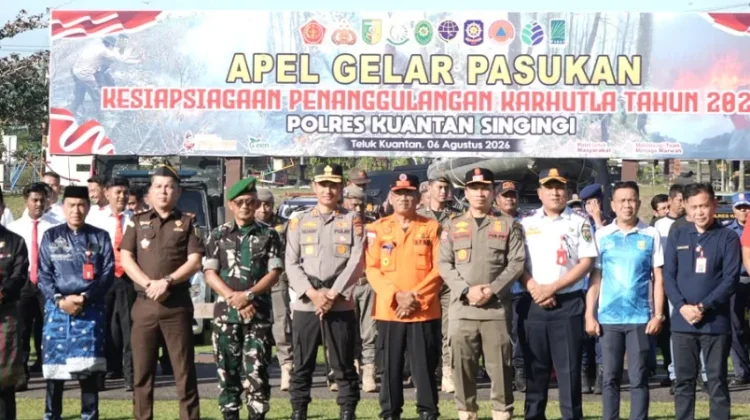Apel Kesiapsiagaan Karhutla, Pemkab Kuansing Perkuat Koordinasi Lintas Sektor