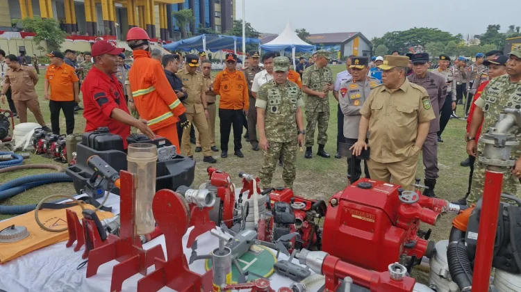 RAPP Turunkan Tim Fire Fighter dalam Apel Kesiapsiagaan Karhutla Riau