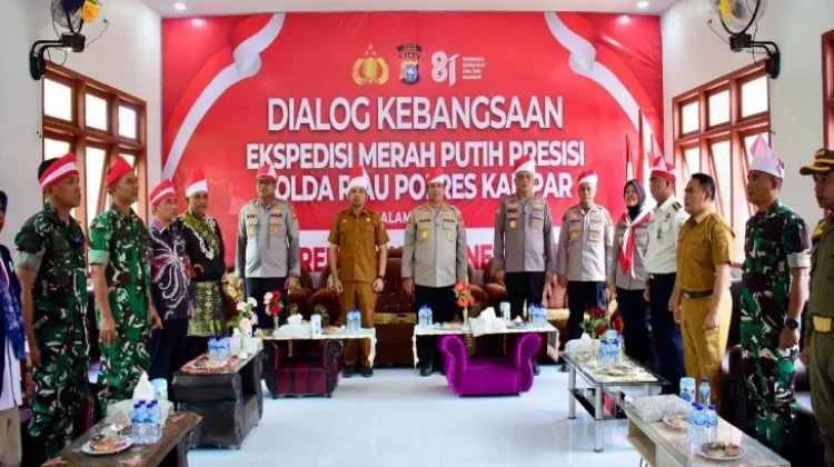 Pemerintah Kabupaten Kampar Apresiasi Kegiatan Ekspedisi Merah Putih Polda Riau